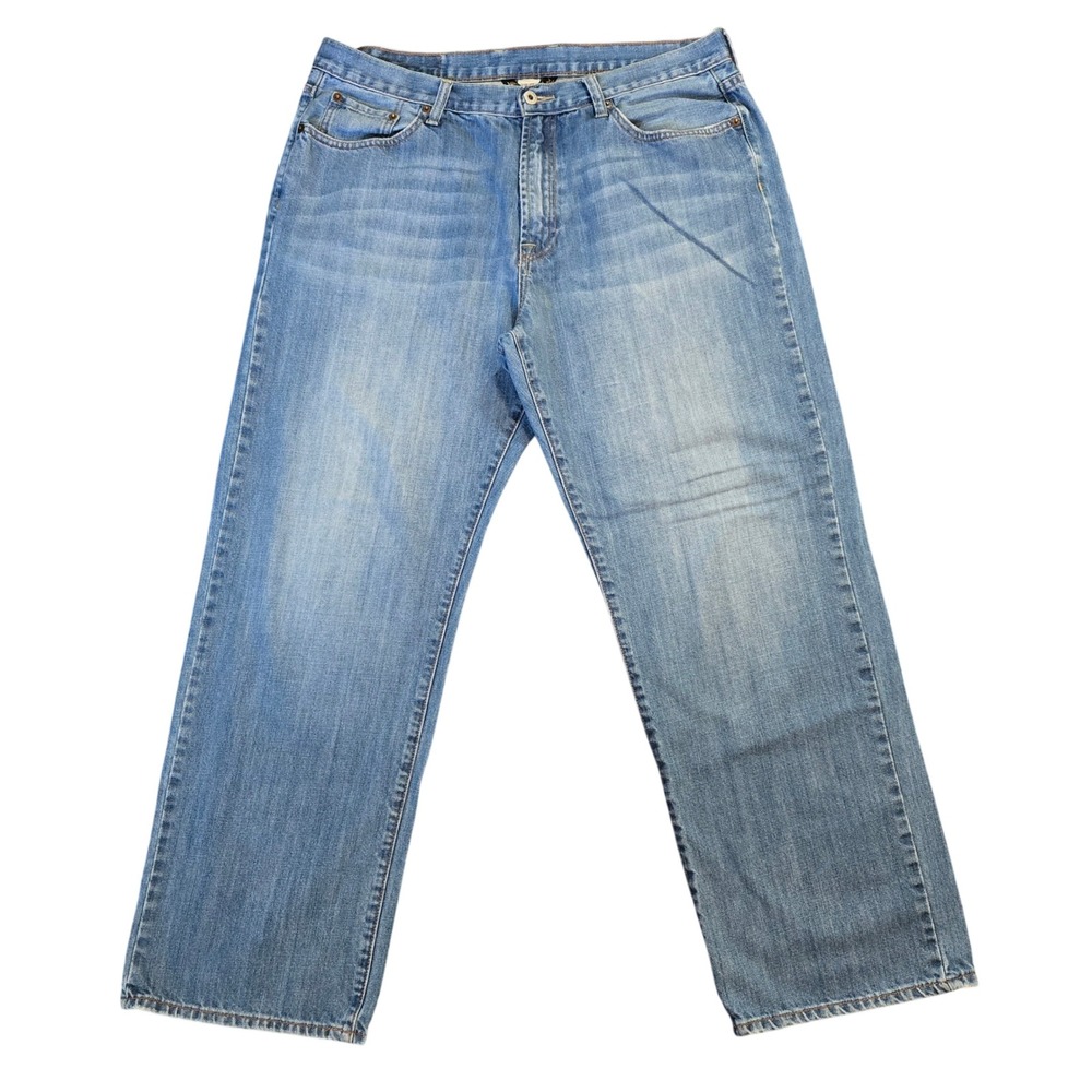 Lucky Brand Classic Comfy Light Wash Straight Leg Jeans Womens 38 Cotton Denim
